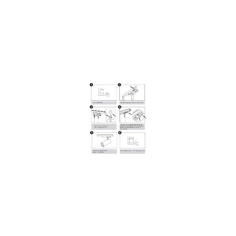 Three-phase 36W CCT Triac Dimmable LED track spotlight 36W CCT Triac Dimmable LED track light