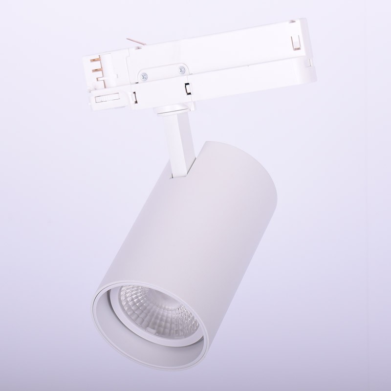Three-phase 36W CCT Triac Dimmable LED track spotlight 36W CCT Triac Dimmable LED track light