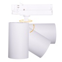 Three-phase 36W CCT Triac Dimmable LED track spotlight 36W CCT Triac Dimmable LED track light