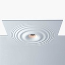 Integral plaster luminaire with wave effect - 300 x 300 mm - GU10