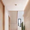 Integral plaster luminaire with wave effect - 300 x 300 mm - GU10