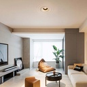 Integral plaster luminaire with wave effect - 300 x 300 mm - GU10