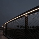 Flexible LED neon 24V DC - 12x12mm - 10 meters - Complete kit - 11W/m - IP67 - Vertical curvature