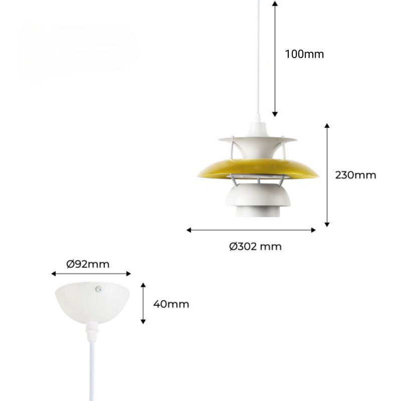 Design pendant lamp "Yohan"