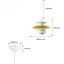 Design pendant lamp "Yohan"