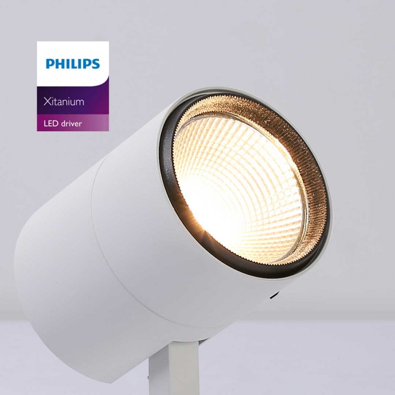 Three-phase LED track spotlight CCT 42W - CRI 95 - Integrated Philips Xitanium Driver