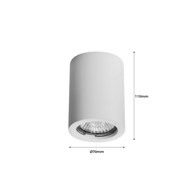 Plaster ceiling light - GU10