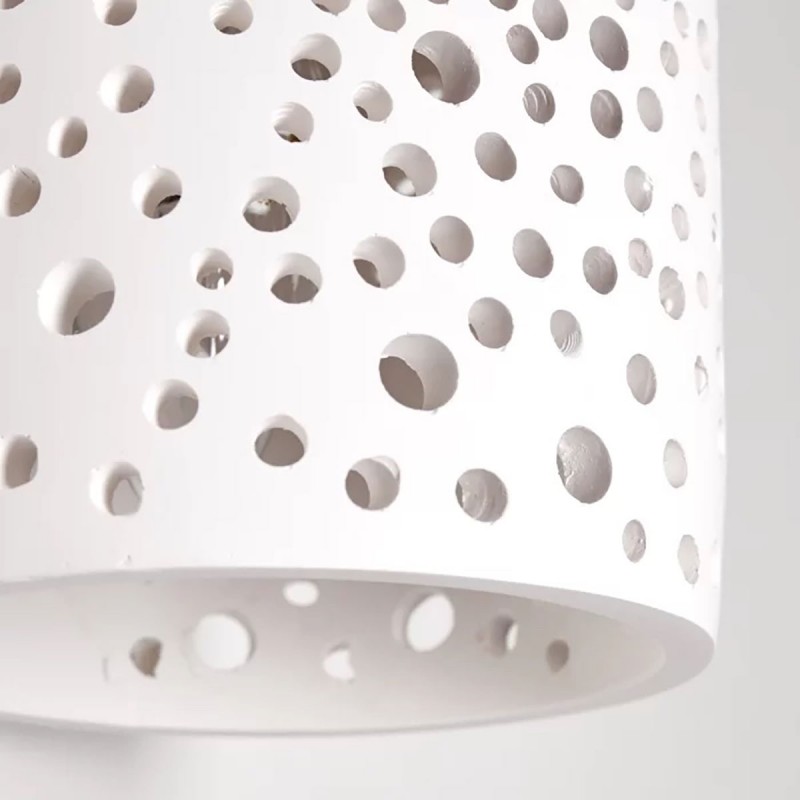 Bidirectional wall lamp in plaster "COMB" - 2 x E14