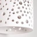 Bidirectional wall lamp in plaster "COMB" - 2 x E14