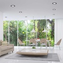 Round Waterproof Downlight CCT Fumagalli "Teresa 160" 10W IP55