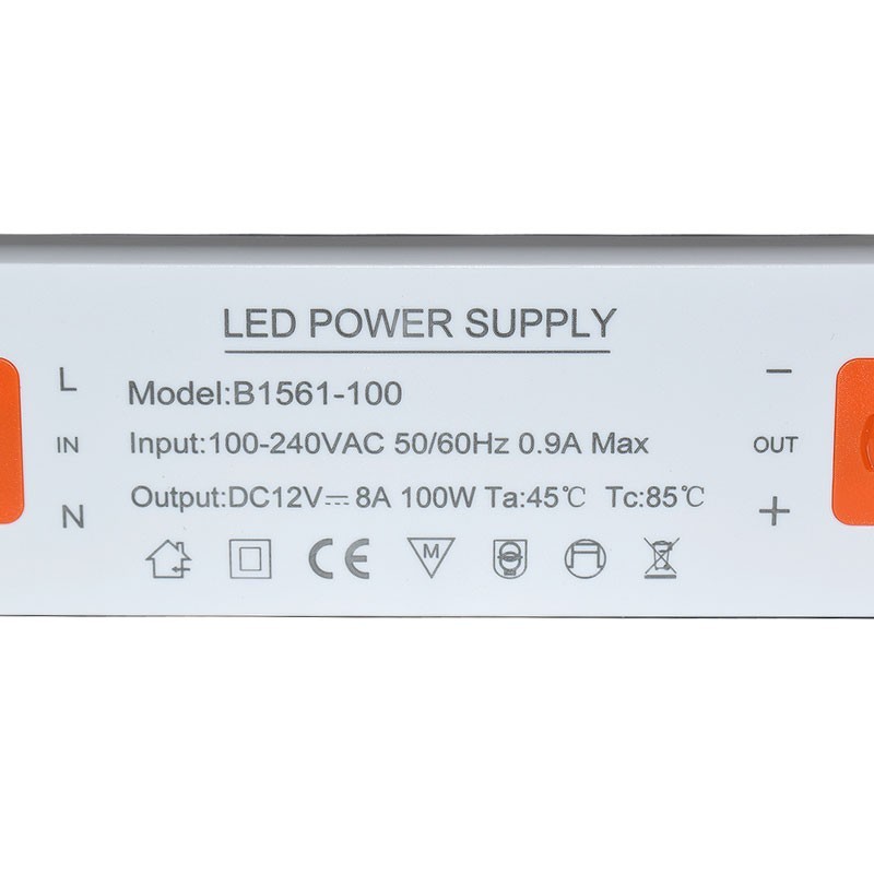 Power supply ultra slim 12V - 100 W - IP20