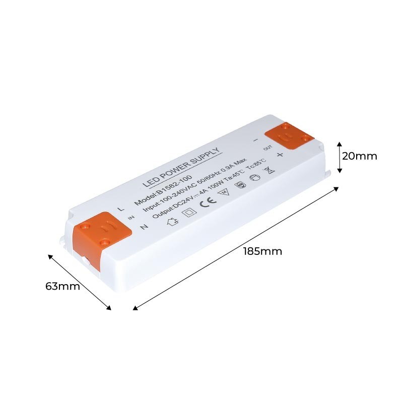 Power supply ultra slim 24V - 100W - IP20