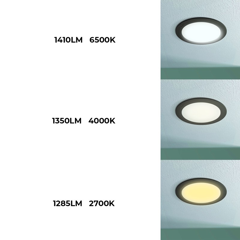 Round Waterproof Downlight CCT Fumagalli "Teresa 260" 18W IP55