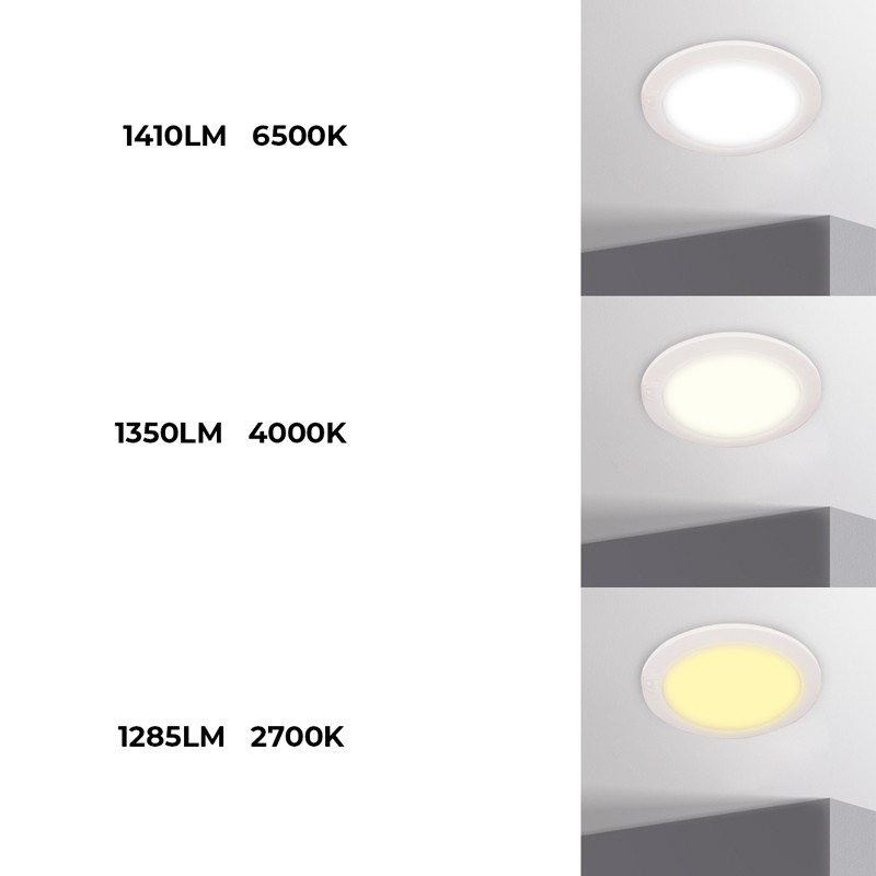 Round Waterproof Downlight CCT Fumagalli "Teresa 260" 18W IP55