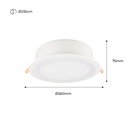 Round Waterproof Downlight CCT Fumagalli "Teresa 260" 18W IP55