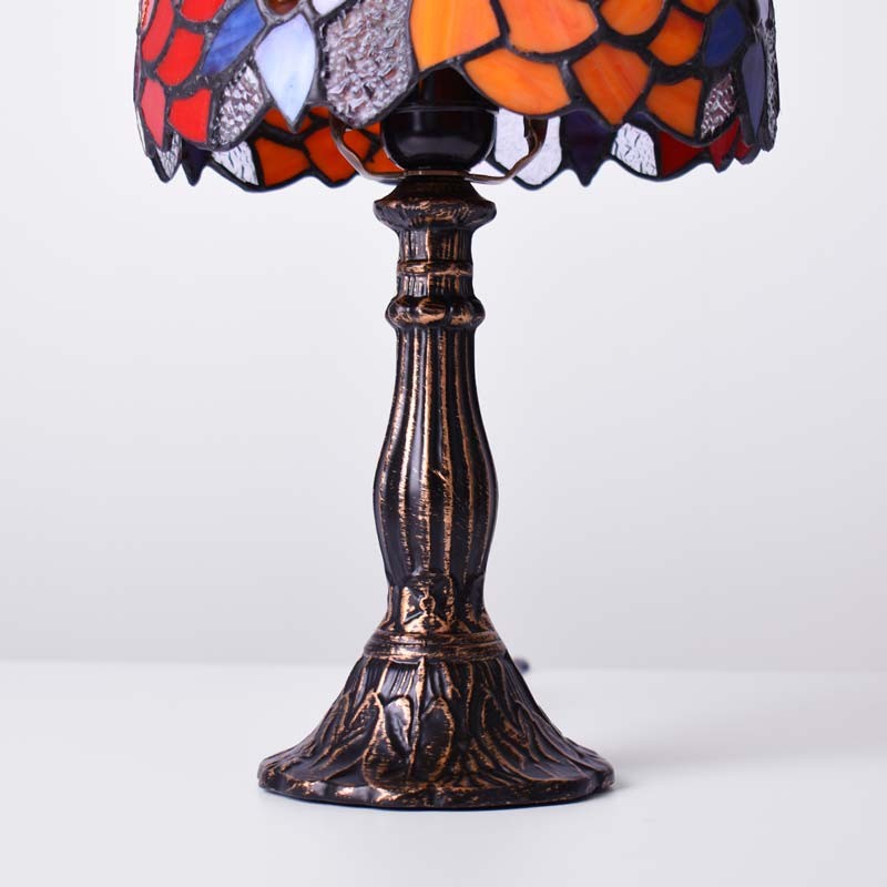 Tiffany" inspired table lamp with glass mosaic