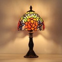 Tiffany" inspired table lamp with glass mosaic
