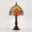 Tiffany" inspired table lamp with glass mosaic