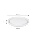 SMART RGBW and CCT circular surface mounted LED ceiling lamp with WIFI connection - 30W - IP20
