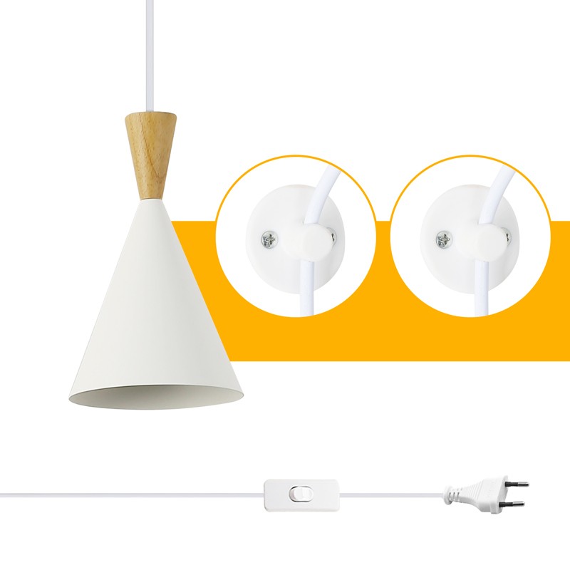 Plug-in nordic pendant light - "Lima"