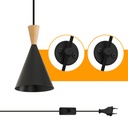 Plug-in nordic pendant light - "Lima"