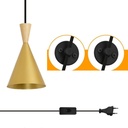 Plug-in nordic pendant light - "Lima"