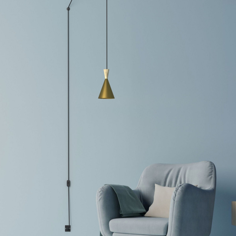 Plug-in nordic pendant light - "Lima"