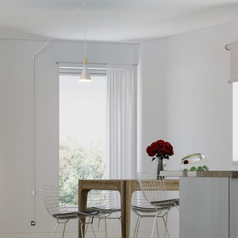 Plug-in nordic pendant light - "Lima"