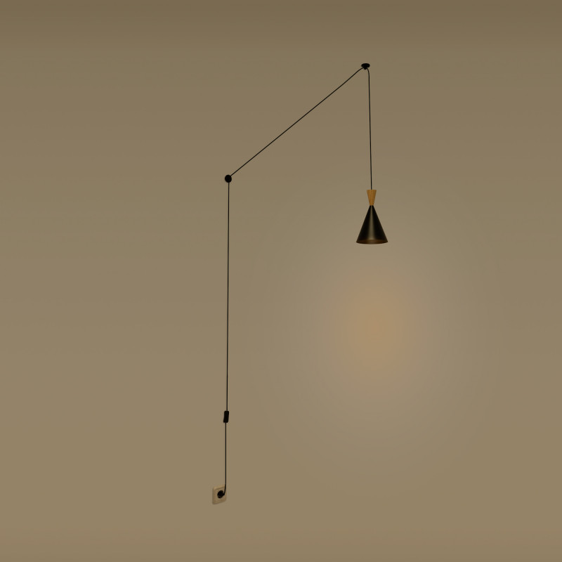 Plug-in nordic pendant light - "Lima"