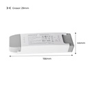 Dimmable TRIAC driver constant current 25-42V 44W 1050mA
