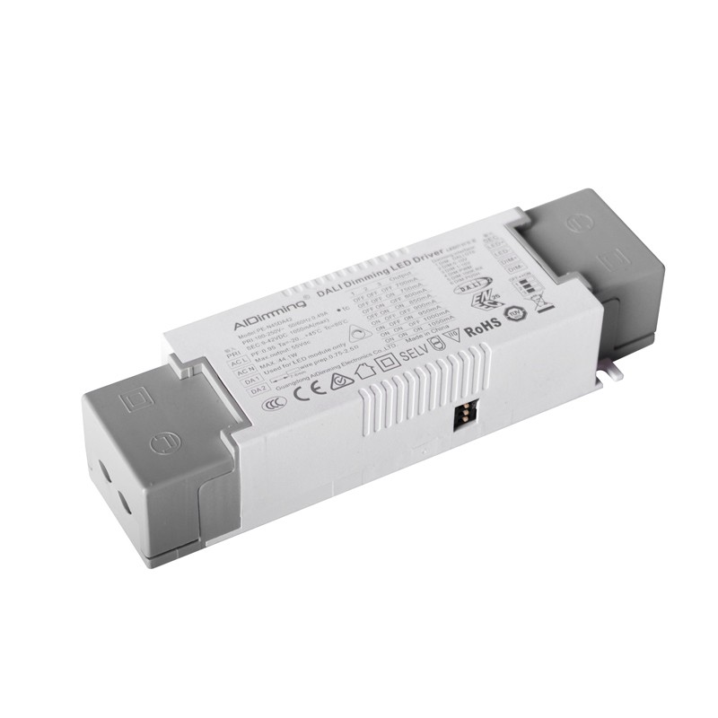 DALI PUSH dimmable driver 0-10V 9-42V 44W multicurrent (700-1050mA)