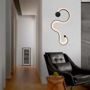 Modern wall lamp "WAVE" - 40W - 2800K