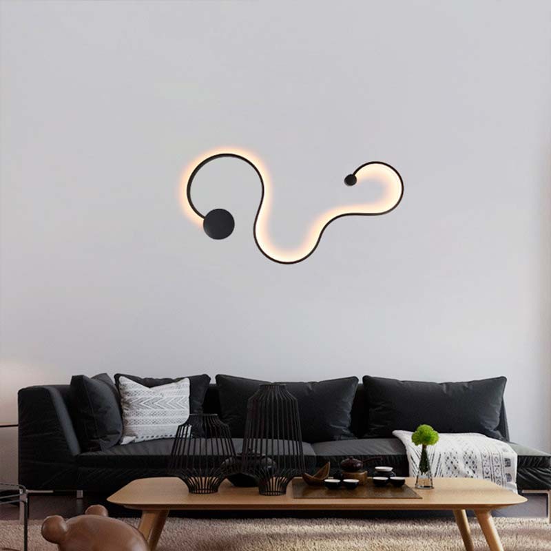 Modern wall lamp "WAVE" - 40W - 2800K