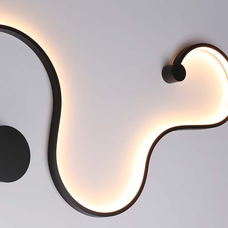 Modern wall lamp "WAVE" - 40W - 2800K