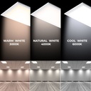 Pack of 20 LED panels slim 60X60 cm - Driver Philips - 44W - UGR19