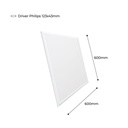 Pack of 20 LED panels slim 60X60 cm - Driver Philips - 44W - UGR19