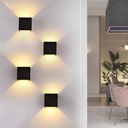 Pack of 2 wall sconces "KURTIN" 6W dimmable light aperture
