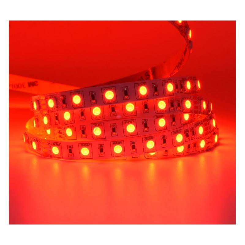 LED Strip 24V-DC 72W multicolor RGB IP20 5 meter roll