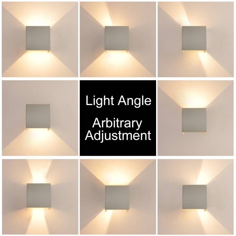 Pack of 2 wall sconces "KURTIN" 6W dimmable light aperture