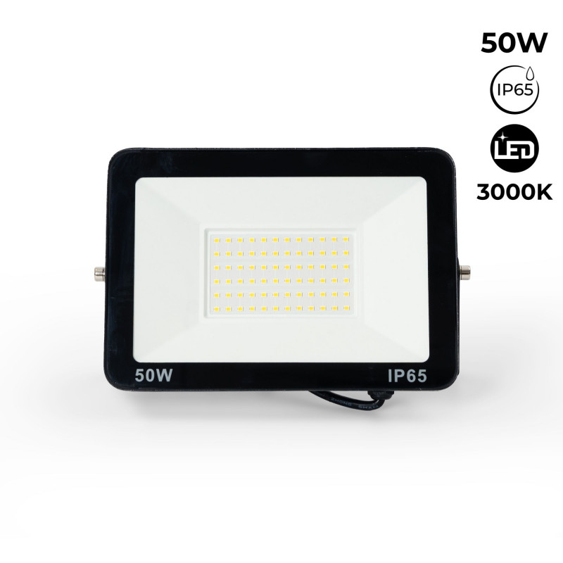 Pack of 2 outdoor LED floodlights 50W - 95lm/W - IP65