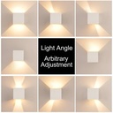 Pack of 4 wall sconces "KURTIN" 6W up and down dimmable light