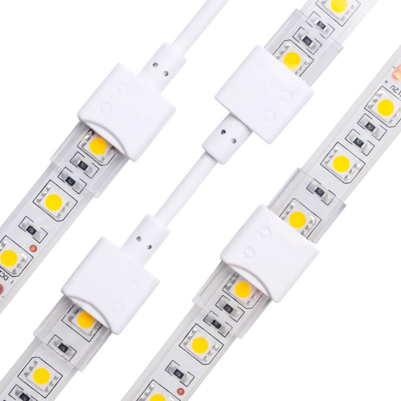 Waterproof LED strip start connector 10mm - 2 pins - IP68
