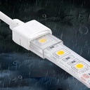 Waterproof LED strip start connector 10mm - 2 pins - IP68