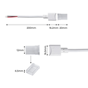 Waterproof LED strip start connector 10mm - 2 pins - IP68