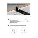 Magnetic rail 20mm recessed - 48V - 2 meters
