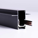 Magnetic rail 20mm recessed 48V - 1 meter