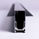 Magnetic rail 20mm recessed 48V - 1 meter