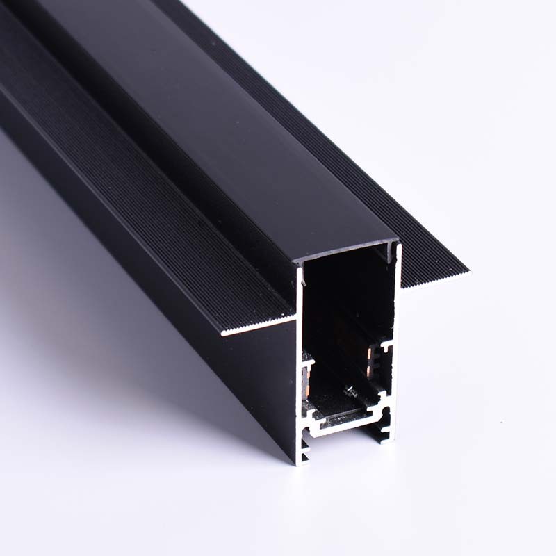 Magnetic rail 20mm recessed 48V - 1 meter