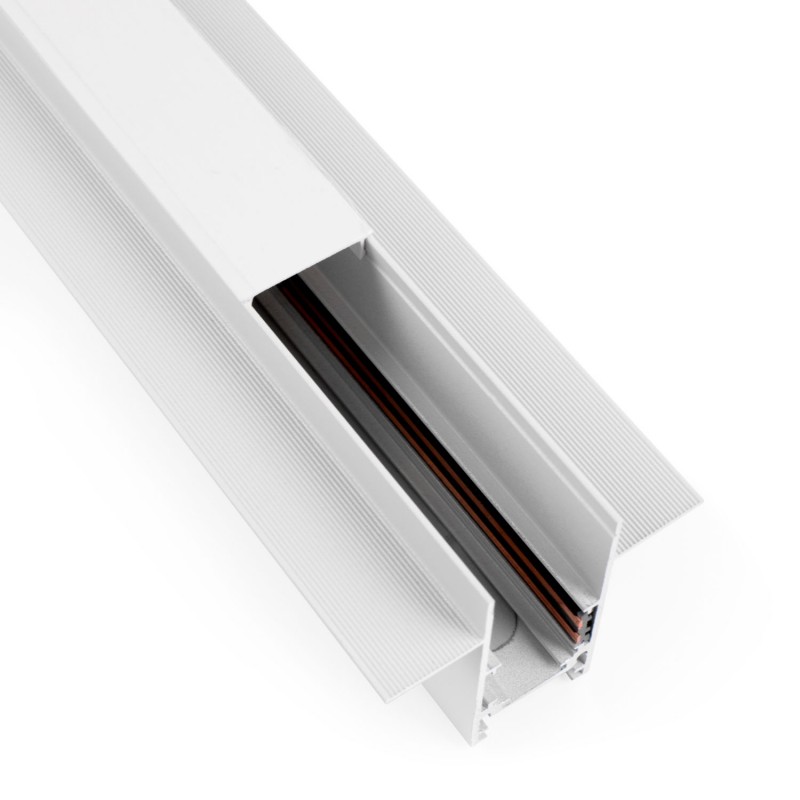 Magnetic rail 20mm recessed 48V - 1 meter