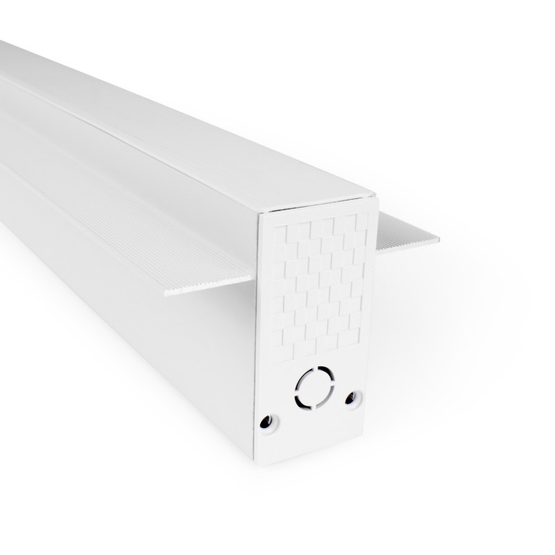 Magnetic rail 20mm recessed 48V - 1 meter